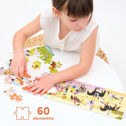 Puzzle Panoramiczne Stadnina